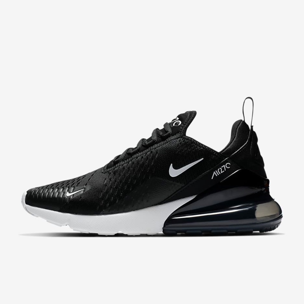 Nike Air Max 270 - $160
Black/White/Anthracite 
Size 8 (run on the smaller side)